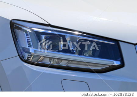 Car headlight image Car headlight image 102858128