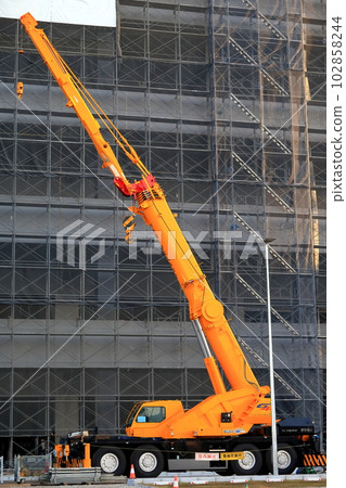 Rough terrain crane image Rough terrain crane image 102858244