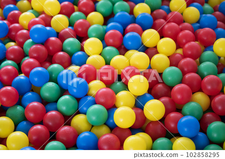Colorful ball background for children's play Colorful ball background for children's play 102858295