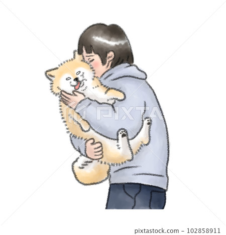 被主人強行咀嚼的狗 被主人強行咀嚼的狗 102858911