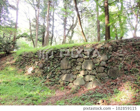 Minowa Castle Ruins Sannomaru stone wall Minowa Castle Ruins Sannomaru stone wall 102859115