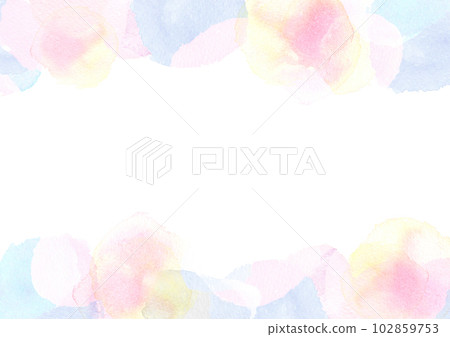 Pastel color background painted with watercolor Pastel color background painted with watercolor 102859753