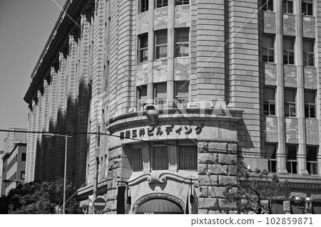 Kobe Former Foreign Settlement Mitsui O.S.K. Lines Building (monochrome) Kobe Former Foreign Settlement Mitsui O.S.K. Lines Building (monochrome) 102859871
