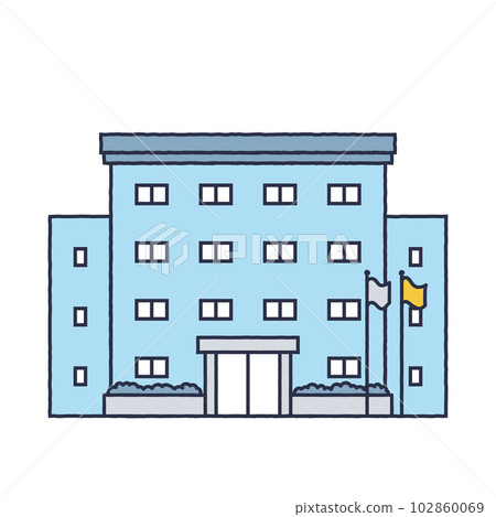 一個簡單的政府辦公室的插圖 一個簡單的政府辦公室的插圖 102860069