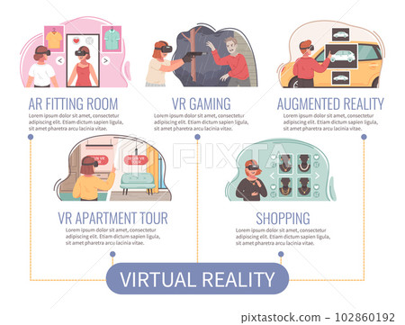 Virtual Reality Cartoon 102860192