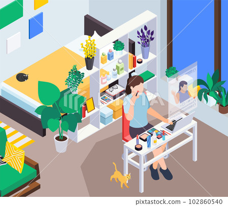 Distant Makeup Workshop Composition 102860540