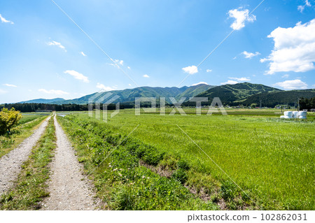 那須鹽原和鄉間小路的風景 102862031