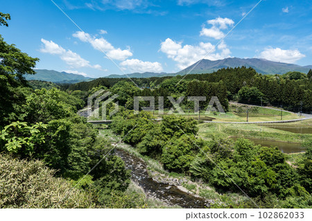 那須鹽原的風景 / 從西岩崎袖珍公園眺望 102862033