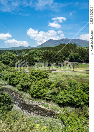 那須鹽原的風景 / 從西岩崎袖珍公園眺望 102862034