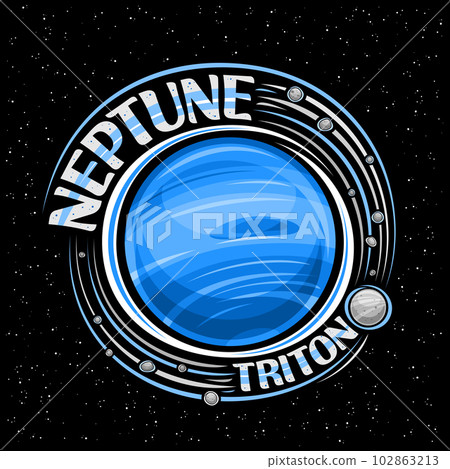 Vector logo for Neptune Vector logo for Neptune 102863213