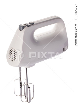 Electrical hand mixer isolated on a white background. Kitchen appliances 102865775
