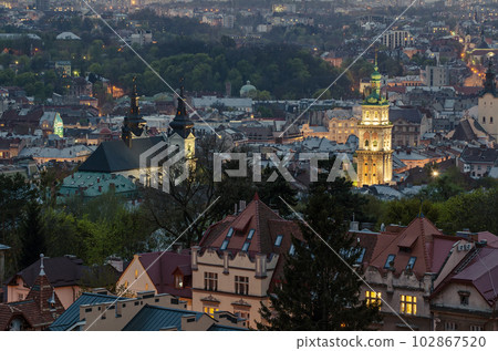 Night Lviv view 102867520