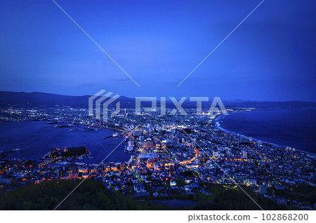 Night view seen from Mt. Hakodate 102868200