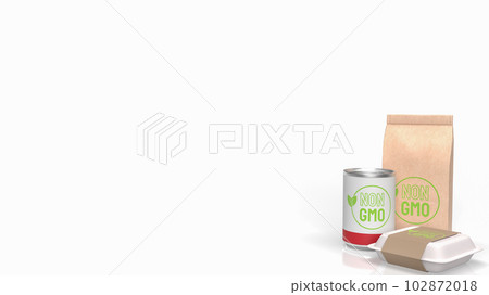 The Product on white Background for non gmo concept 3d rendering The Product on white Background for non gmo concept 3d rendering 102872018