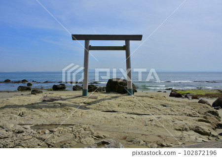 愛知縣南知多町圓浦鳥居 愛知縣南知多町圓浦鳥居 102872196