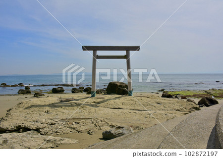 愛知縣南知多町圓浦鳥居 愛知縣南知多町圓浦鳥居 102872197