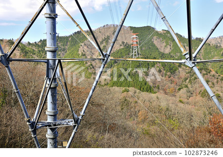 View of Okunodake from No. 258 of the West Gunma Trunk Line, the Otananokashira of the Tanzawa Mountains View of Okunodake from No. 258 of the West Gunma Trunk Line, the Otananokashira of the Tanzawa Mountains 102873246