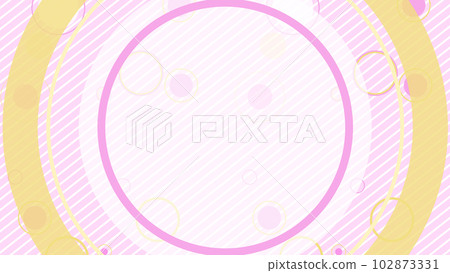 Background with popping shapes Copy space in the center 102873331