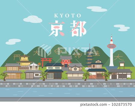 舊城景觀在京都 102873570