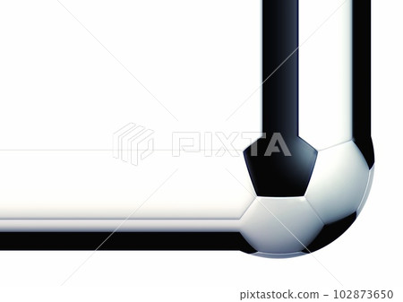 藝術和抽象足球的 3d 插圖 102873650