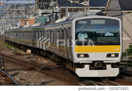 E231 Series 500 Series Chuo/Sobu Line Local Train Mitaka E231 Series 500 Series Chuo/Sobu Line Local Train Mitaka 102873881