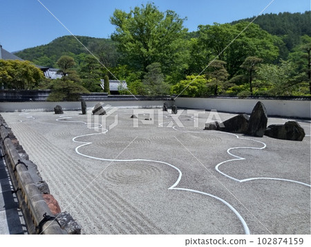 Kisofukushima's scenic spot Kozenji temple in early summer Japan's largest rock garden Kisofukushima's scenic spot Kozenji temple in early summer Japan's largest rock garden 102874159
