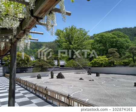 初夏木曾福島的名勝光善寺 日本最大的假山庭園 102874161