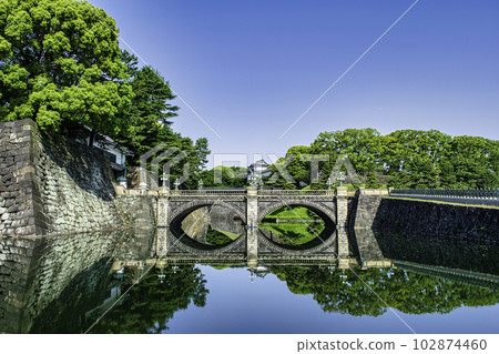 皇居二重橋(石橋正門) 皇居二重橋(石橋正門) 102874460