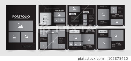 Modern & cool Architecture portfolio and interior template Modern & cool Architecture portfolio and interior template 102875410