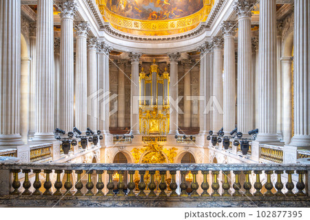 Royal Chapel in Palace of Versailles near Paris, France Royal Chapel in Palace of Versailles near Paris, France 102877395