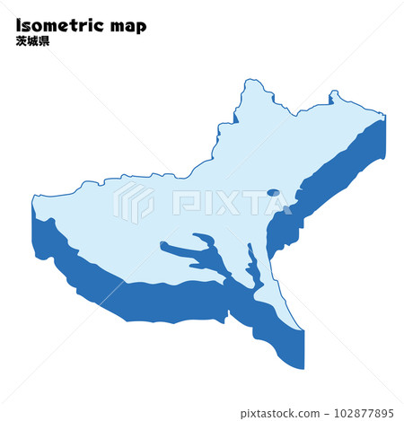 縣首府茨城縣的等距三維地圖,各縣的地圖插圖 縣首府茨城縣的等距三維地圖,各縣的地圖插圖 102877895