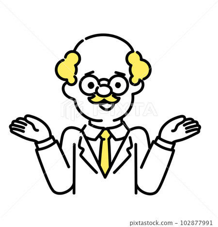 插畫系列可愛的人_博士_學長_驚奇 102877991