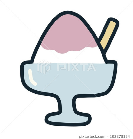 simple shaved ice 102878354