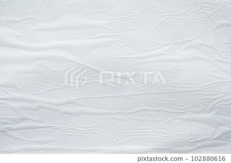 Blank white crumpled creased torn paper poster texture surface background Blank white crumpled creased torn paper poster texture surface background 102880616