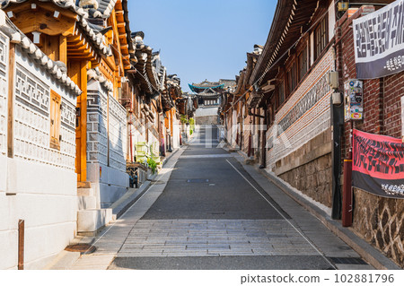 保留著古屋的首爾北村韓屋村 102881796