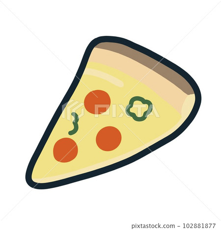 可愛的披薩片 102881877