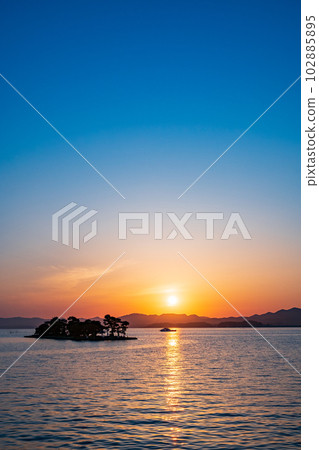 真嗣湖的黃昏 真嗣湖的黃昏 102885895