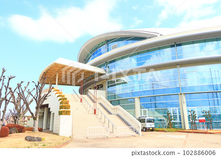 Scenery of Oharu Town and Oharu Town Sports Center 102886006