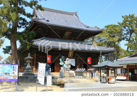 [香川縣]四國聖地“Zentsuji No.75”Sohonzan Zentsuji（Kondo，Hondo） 102886018