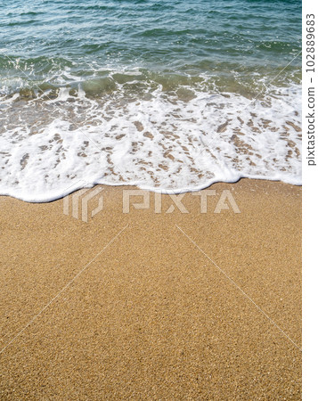 海灘和沙灘。 （垂直構圖） 102889683