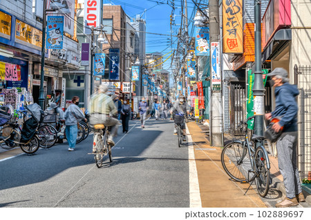 Urban scenery of Nerima Ward, Tokyo Nakamurabashi Station 102889697