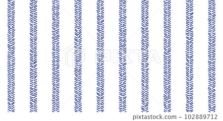 Pinstripe blue on white seamless pattern with narrow sketchy lines Pinstripe blue on white seamless pattern with narrow sketchy lines 102889712