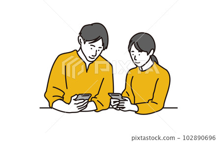 亞洲男人和女人交換聯繫信息 102890696