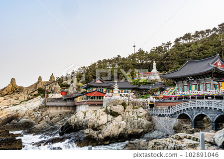Landscape of Haedong Yonggungsa Temple in Busan, South Korea 102891046