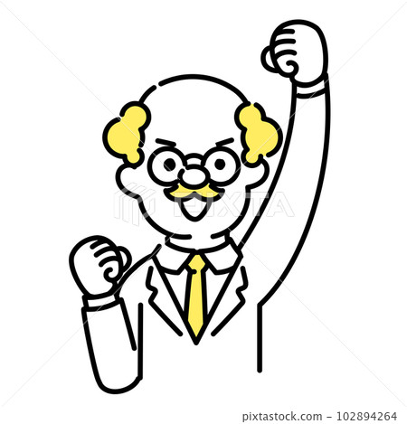 Illustration series of cute people _ doctor _ senior _ support Illustration series of cute people _ doctor _ senior _ support 102894264