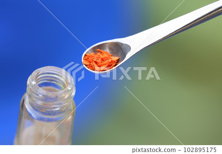 Chemical on steel spatula Chemical on steel spatula 102895175