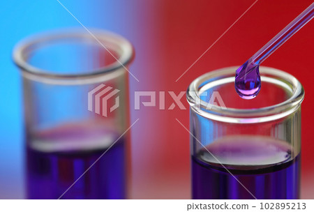 Test tubes with dropper Test tubes with dropper 102895213