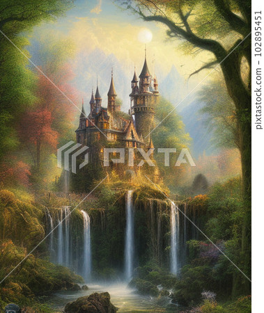 Palm art "AI-generated image" 102895451