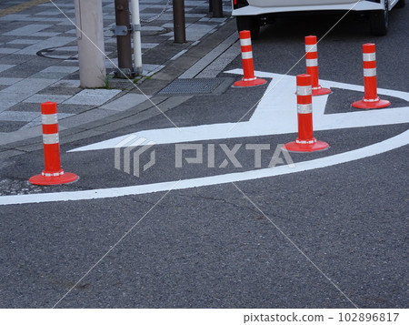 car stop guard cone car stop guard cone 102896817