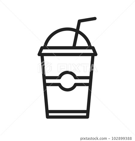 Juice icon vector image. 102899388
